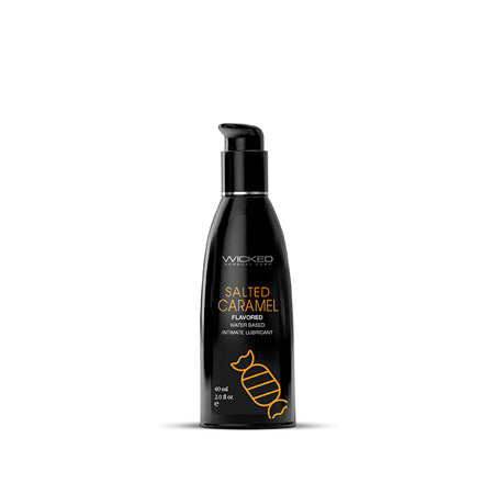 Wicked Aqua Salted Caramel Water-Based Lubricant 2 oz.