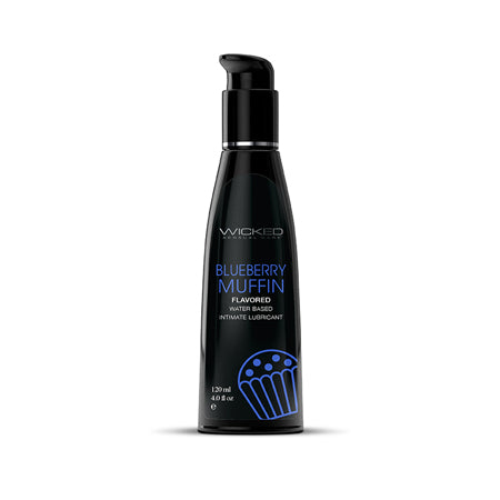 Wicked Aqua Blueberry Muffin Water-Based Lubricant 4 oz.