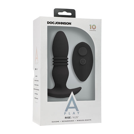 A-Play RISE Rechargeable Silicone Anal Plug with Remote