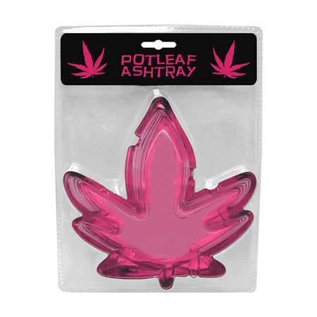 Pot Leaf Ashtray Pink