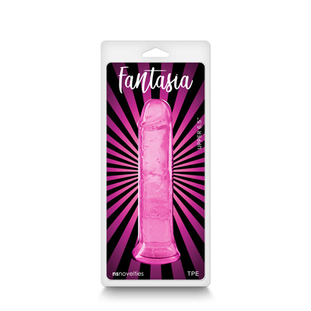 Fantasia Upper 6.5 in. Jelly Dildo Pink