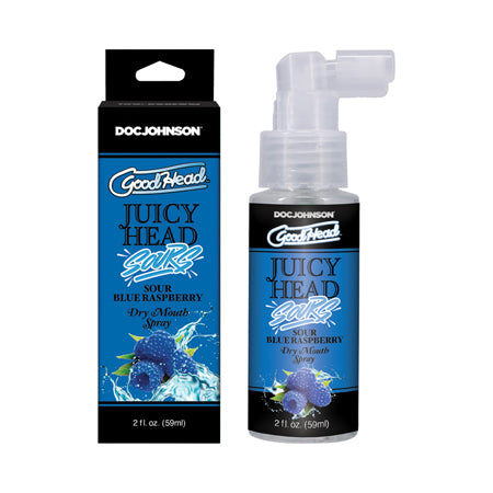 GoodHead Juicy Head Dry Mouth Spray Sour Blue Raspberry 2 oz.