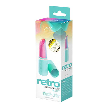 VeDO Retro Rechargeable Bullet Turquoise