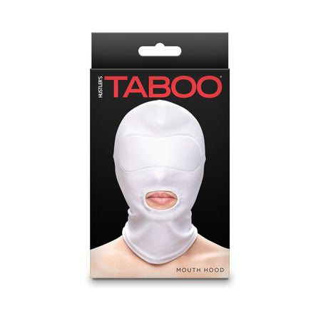 Hustler Taboo Mouth Hood White