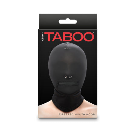 Hustler Taboo Zippered Mouth Hood Black