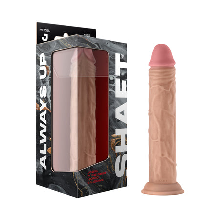 Shaft Model J Liquid Silicone 9.5 in. Dildo Pine