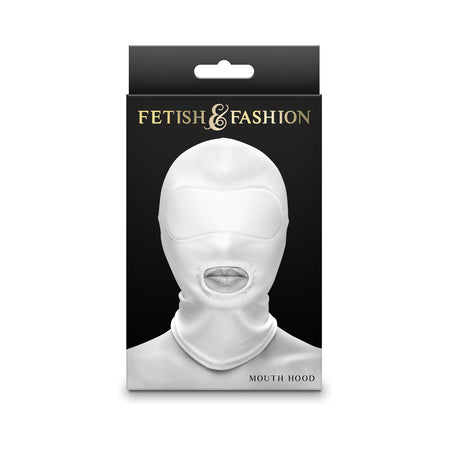 Fetish & Fashion Mouth Hood White